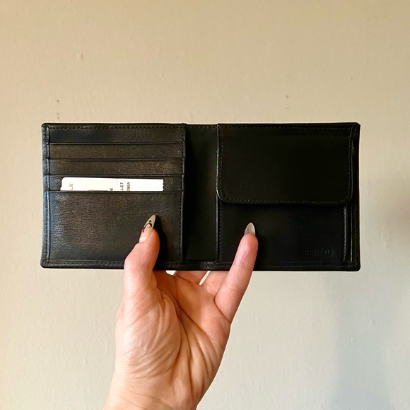 πHOST PICK!π 90s Vintage π€ NOS COACH Menβs Bifold Coin Wallet - Picture 2 of 7